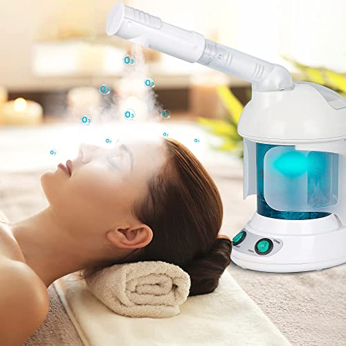 3-in-1 Facial Steamer, Hair Steamer & Air Humidifier – Hot Mist Moisturizing Hydration System, Portable Facial Atomizer Spa for Home & Salon Personal Care - view 3
