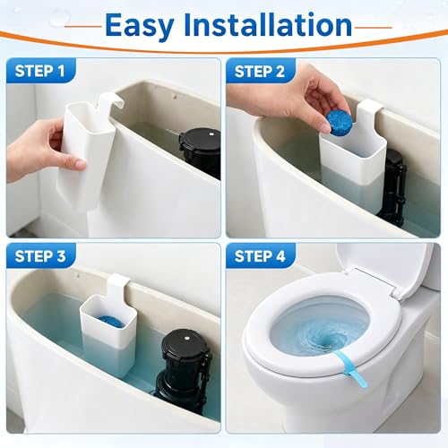 2Pcs Hanging Toilet Tank Tablet Holder Fits Most Standard Tanks - view 5