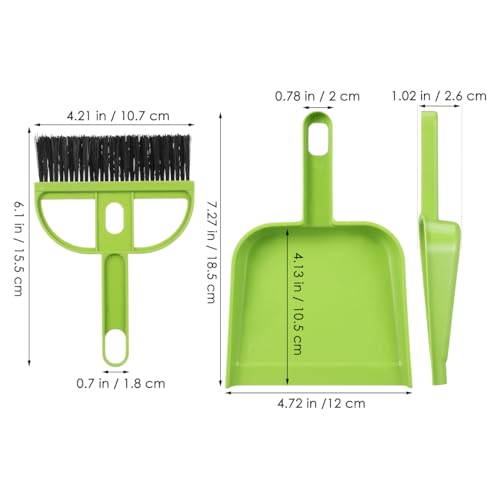 Mini Broom and Dustpan Sets Desktop Sweeping Tools with Soft Bristles Cleaning Brush Set for Desk Keyboard Windowsill Counter Office 6 Sets - view 4