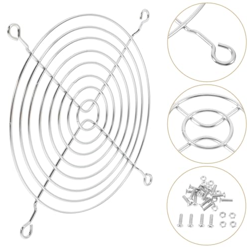 20pcs 12cm PC Fan Grill Mesh Galvanized Metal Dust Cover with Screws - view 7