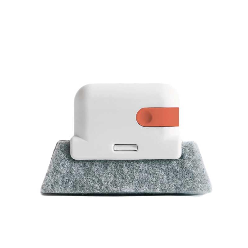 1Pcs Handheld Window Sill Sliding Door Track Gap Cleaning Brush (Orange) - view 2