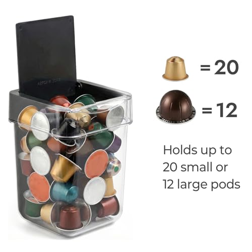 Coffee Bar Mini Trash Can, 0.5 Gal / 2L - Black - view 3