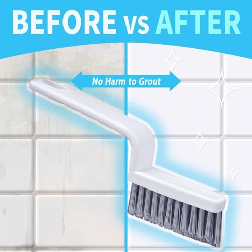 Grout Brush Cleaning, Stiff Bristles Grout Cleaner for Tile Floors - view 6