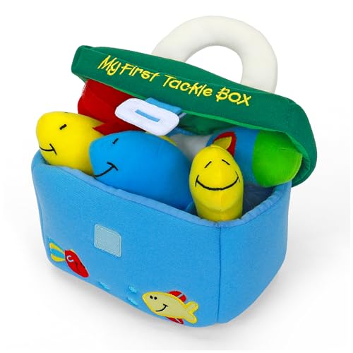 Baby My First Tackle Box 5-Piece Sensory Plush Toy Playset for Babies - view 3