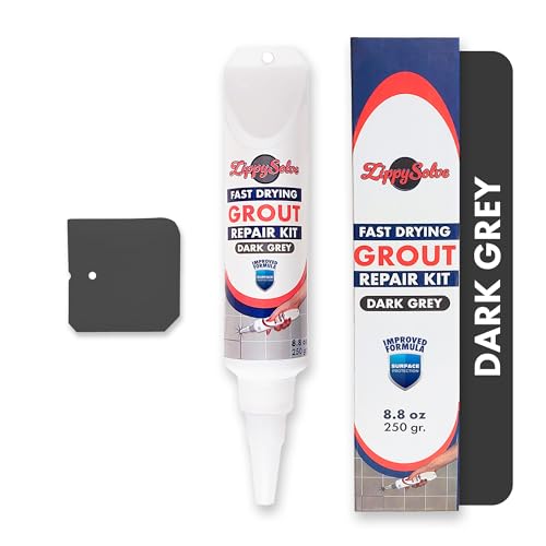 Tile Grout Repair Kit, Refresh Tile (8.8oz Dark Grey/Anthracite)