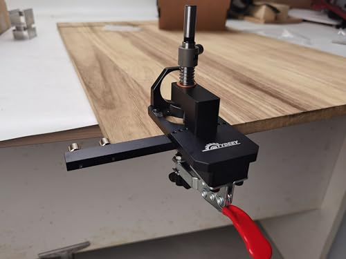 35mm Concealed Hinge Jig for Cabinet Doors, Aluminum Hinge Drilling Guide with Depth Adjustment, 3–4 Inch Edge Distance Arm, Dust Port & Toggle Clamp - view 7