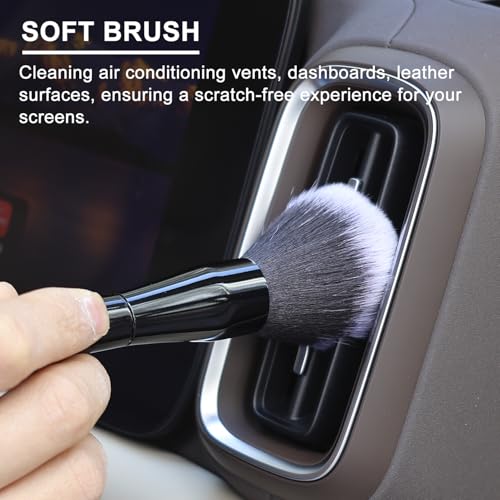 1 Pack Exquisite Microfiber Duster Brush with Soft Fibers, Dust Brushes, Efficient Dust Removal, Cleaning Tool Perfect for Car Interior, Digital Devices, Keyboards, Artwork, Craft - view 2