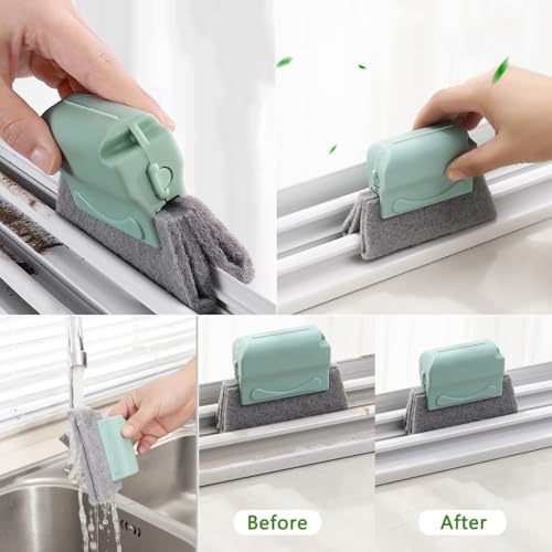14Pcs Window Track Cleaning Tools, Groove Gap Cleaning Brush Kit - view 2