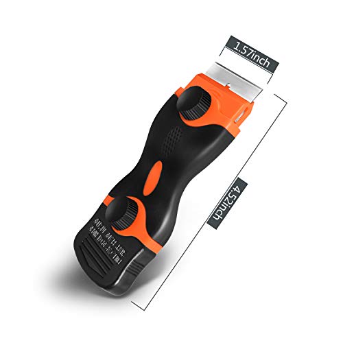 Razor Blade Scraper, 2 Pack Double Edge Razor Scraper Remover Tool - view 3
