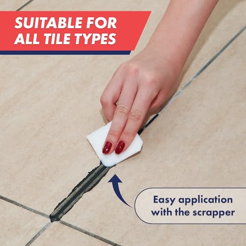 Tile Grout Repair Kit, Refresh Tile (8.8oz Dark Grey/Anthracite) - view 5