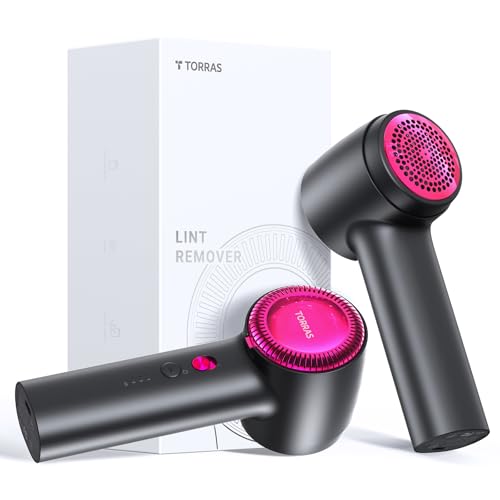 Rechargeable Fabric Shaver Electric Lint Remover 3-Speed Remove Fuzz, Pilling for Cashmere, Wool, Clothes, Sweater, Coat, Furniture, Clothes depiller with Replacement Blades