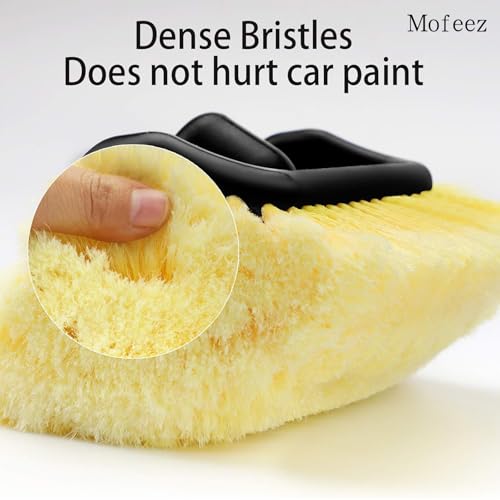10" Car Wash Brush with Soft Detailing Bristle, Flow-Thru Dip Brush for Car Boat RV Camper Truck Washing - view 2