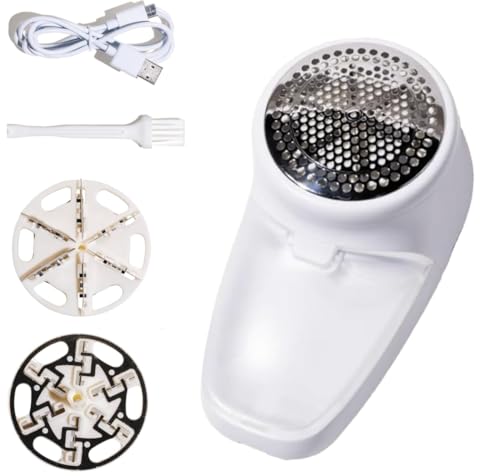 Trim Fabric Shaver - Lint Remover for Clothes & Furniture - White