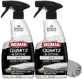 Quartz & Stone Countertop Cleaner and Polish, 2 Pack with Towel