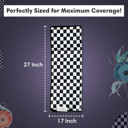 Microfiber Hand Towel & Washcloth Set, Double-Sided Waffle Weave Set of Two - view 4