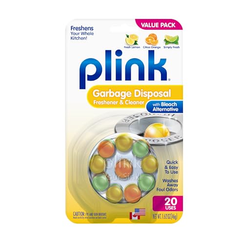 Garbage Disposal Cleaner & Deodorizer, Citrus Freshener, 20 Count