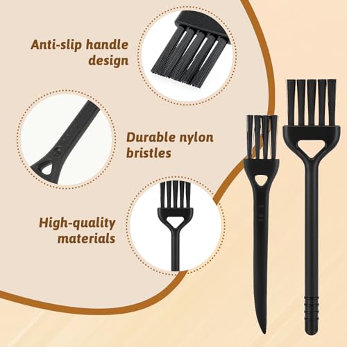 6 Pcs Mini Keyboard Cleaning Brushes Computer Brush Portable Cleaning Kit Antistatic Small Cleaner Multi-Function Brush Dust Clean Brushes for Camera Narrow Spaces (Black) - view 6