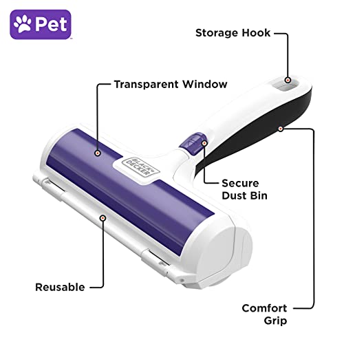 Pet Hair Remover, Roller, Remove Dog Hair and Cat Hair Easily (HMSCT0001) - view 2