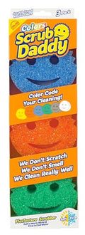 Colors Kitchen Sponges - Scratch-Free Dishwashing Sponges & Sponge for Kitchen Sink, Bathroom & Household Cleaning - BPA-Free Polymer Foam (3 Count)