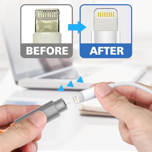 IPhone Cleaning Kit for Charging Port, Cleaner Kit for AirPod Phone, Grey - view 5