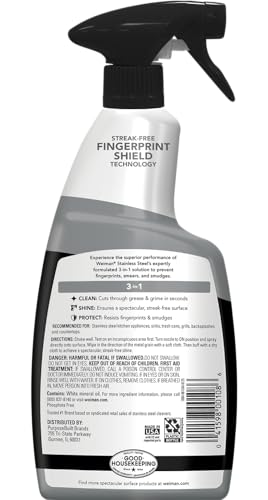 Stainless Steel Cleaner & Polish Spray with Cloth, Anti-Fingerprint - view 2