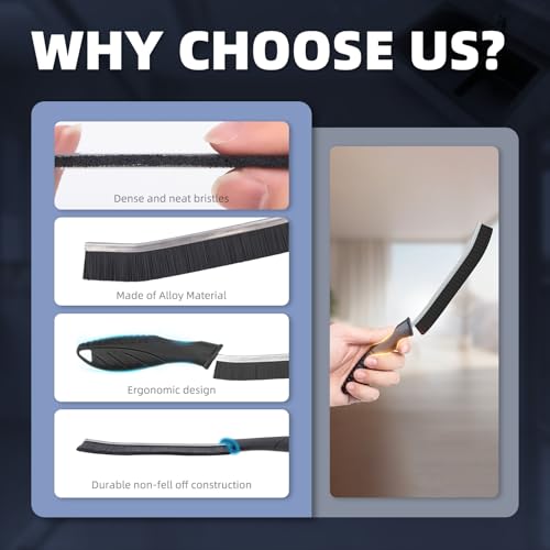 Crevice Cleaning Brushes, Cleaner Scrub Brush Tool for Tight Space - view 4
