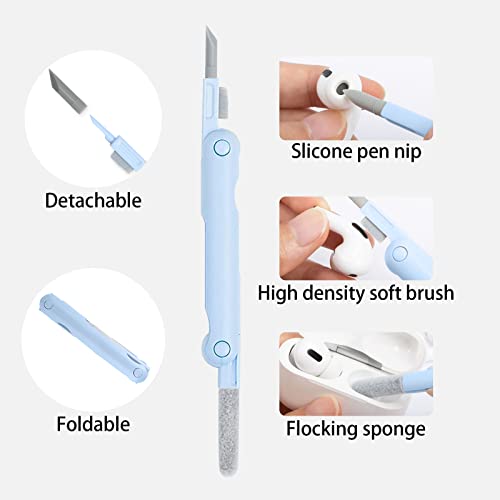 7 in 1 Electronic Cleaner kit - Keyboard Cleaner, Keyboard Cleaning Kit, Laptop Cleaner with Brush, Electronic Cleaner for Laptop/Phone/Computer/Screen (Give Away a Flannel Cloth) Blue - view 4