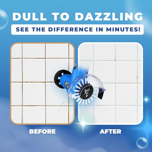 Electric Stand-Up Grout Cleaner | Lightweight Tile Floor Scrubber Machine - view 6