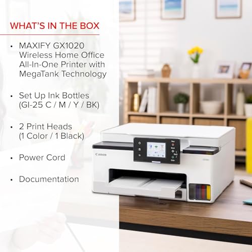 MAXIFY GX1020 MegaTank All-in-One Color Printer (6169C002) Bundle - view 7