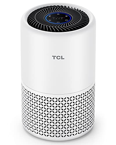 Breeva A1C Air Purifier for Home, Bedroom, Up to 438 ft², Auto Mode, 3-Stage filtration, H13 True HEPA Filter, Smoke & Odor Blocker, Pre-Filter (A1C14W)