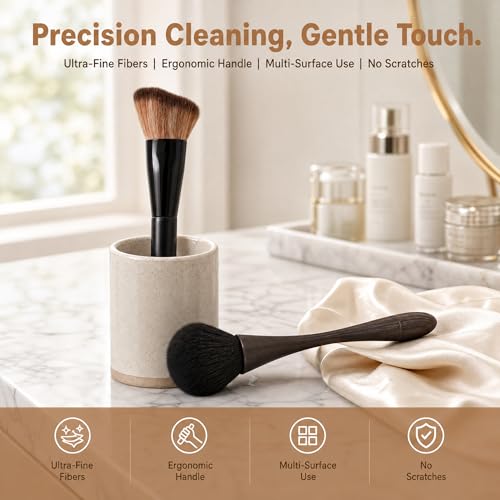 2 Pcs Exquisite Dusting Brush, Small Detailing Brushes, Soft Microfiber Brush for Models, Craf, Collectibles,Computers, Digital Devices, Car Interior, Musical Instruments,Craft, Artwork - view 4