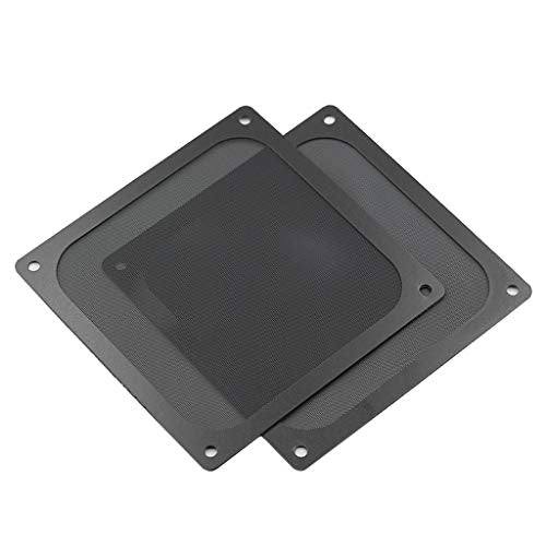 Magnetic Dust Filter Dustproof Mesh Fan Cover Net Grill Guard with Hole for PC Computer for Case Cooling Fan Accessories, 70x70mm, Black - view 4