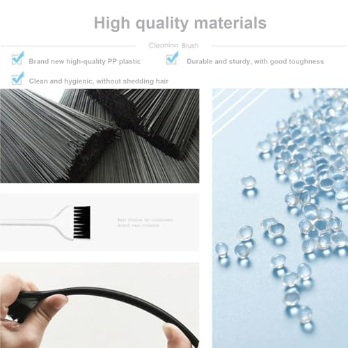 Computer Keyboard Cleaning Brush, Anti Static Nylon Electronics Cleaning Brush Kit, for Computer Keyboard, Printer, Phone, Sewing Machine, Car Interior Detailing, Razor Cleaning (Set of 10) - view 4
