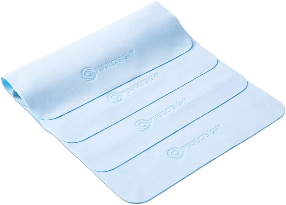 Microfiber Cleaning Cloths for Electronics [4 Pack] - Cleans Lenses, Glasses, Screens, Cameras, Cell Phone, Eyeglasses, Computer, Monitors,Tablets LCD TV Screens