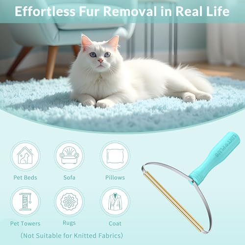 Deep Cleaner Pro Pet Hair Remover-Special Cat Hair Remover Multi Fabric Edge and Carpet Rake Scraper -Dog Hair Remover for Rugs,Couch & Pet Towers-Easy to Every Hair! - view 2