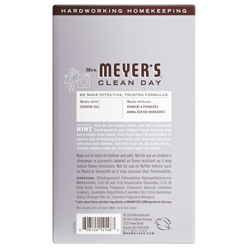 CLEAN DAY Dryer Sheets, Lavender, 80 ct - view 2