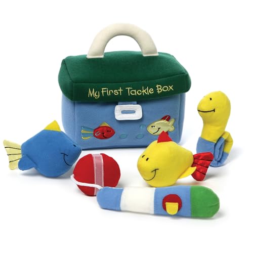 Baby My First Tackle Box 5-Piece Sensory Plush Toy Playset for Babies
