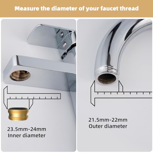 NSF/ANSI/CAN 61 & cUPC Certified 2-Mode Faucet Aerator, Chrome - view 6