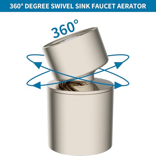 NSF/ANSI/CAN 61 & cUPC Certified Faucet Aerator, Brushed Nickel - view 6
