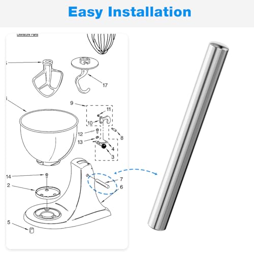 WP16910 Stand Mixer Hinge Pin Groove Replacement Kitchen-Aid Stand Mixer Parts - view 4