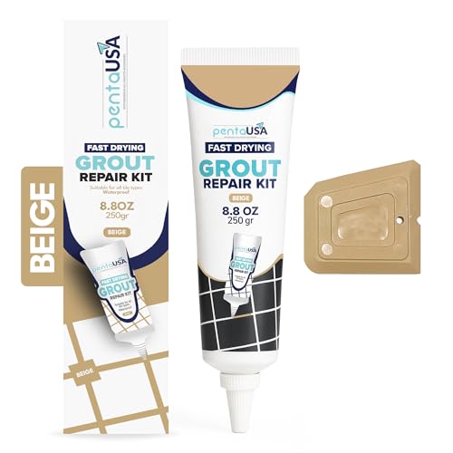 Premixed Tile Grout Repair - Warm Beige (8.8oz/250g)