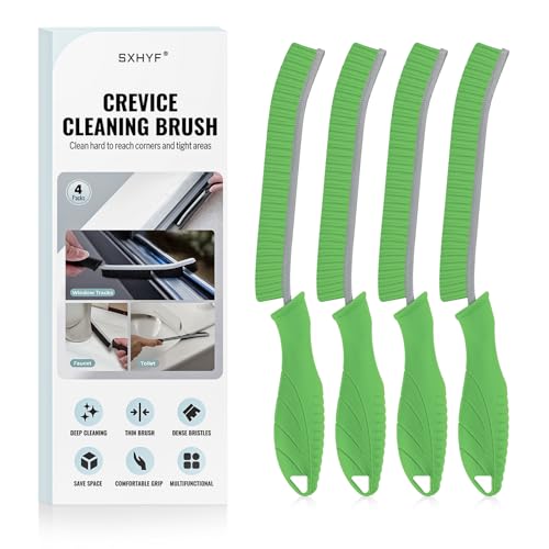 Cleaning Brush - Hard Bristle Crevice Cleaning Brush, Multifunctional Gap Scrub Brush, Kitchen Essentials, Bathroom Cleaner Tools for Household Use, Home, Window, Toilet, Stove