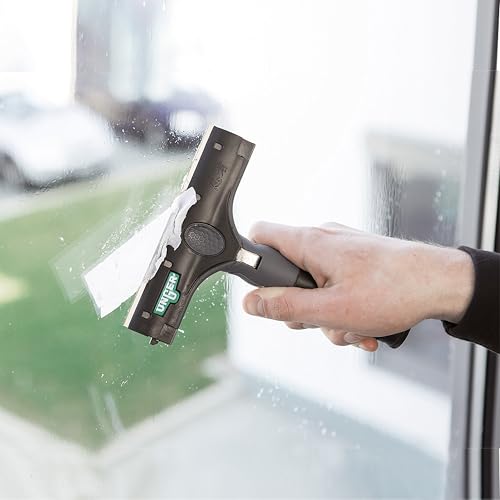 Commercial ErgoTec Ninja 6" Glass Scraper with Adjustable Head and Safety Cap – Ergonomic 2-in-1 Tool for Commercial Window and Surface Cleaning EN150 - view 2