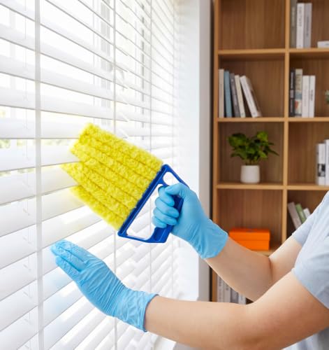 3 Pcs Window Blind Cleaner, 7-Finger Washable Blind Cleaner Duster Tool - view 5