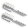 Hand 'N Nail Brush – Break & Odor Resistant Fingernail & Toenail Cleaner – for Everyday Grooming & Cleaning Finger Nails, Toe Nails, Cuticles, Hands & Feet (White)