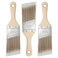 3-Pack 2 Inch Angled Paint Brushes, Sash Brushes for Trim & Wall