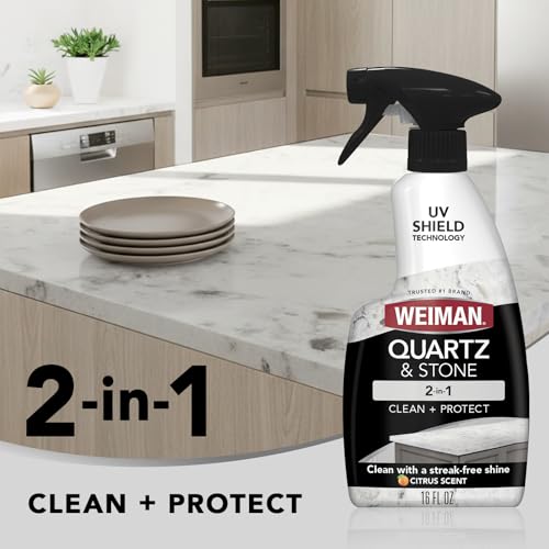 Quartz & Stone Countertop Cleaner and Polish, 2 Pack with Towel - view 2
