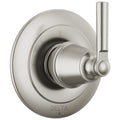 Faucet Saylor Brushed Nickel 3-Setting Shower Handle Diverter Trim Kit, Diverter Valve Trim Kit, Shower Diverter Kit, Stainless T11835-SS (Valve Not Included)