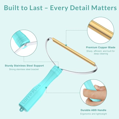 Deep Cleaner Pro Pet Hair Remover-Special Cat Hair Remover Multi Fabric Edge and Carpet Rake Scraper -Dog Hair Remover for Rugs,Couch & Pet Towers-Easy to Every Hair! - view 4