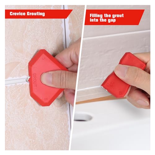 Grout Removal Tool with 3 Stainless Blades, Caulk Scraper Remover - view 6